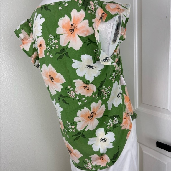 Gilligan and O'Malley Plush Multi-Colored Floral Belted SHORT Robe SZ XS. A33 - Picture 5 of 17
